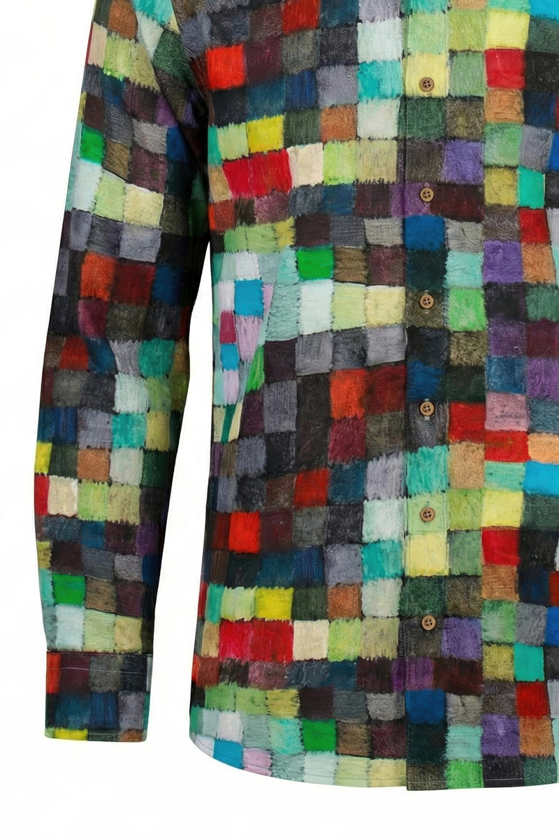 Paul Klee Wolff Blitz Lange Mouw Overhemd voor Mannen