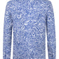 Blue Rhythms inspired Long Sleeve Men's Shirt