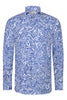 Blue Rhythms inspired Long Sleeve Men's Shirt