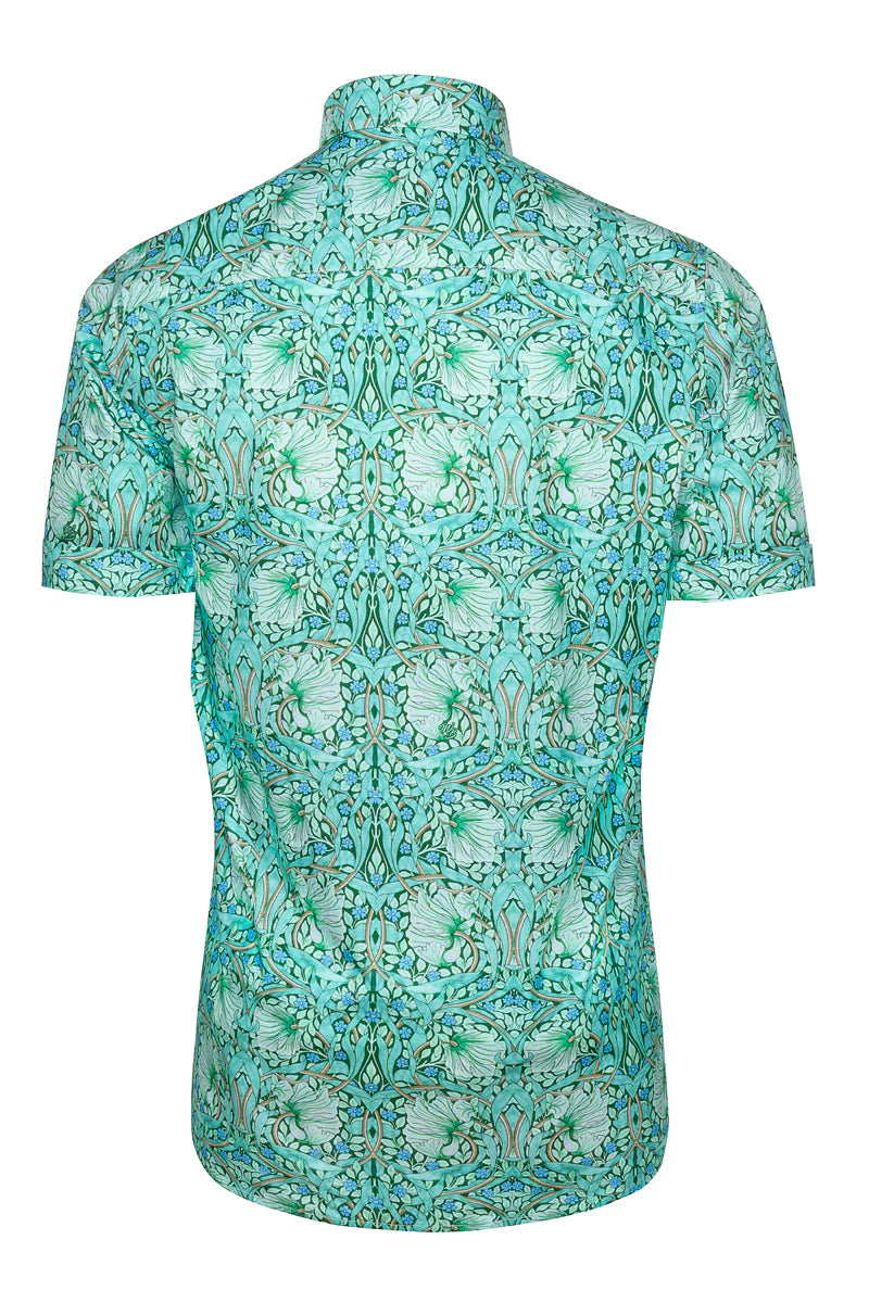 Pimpernel - William Morris Short Sleeve Print Shirt for Men