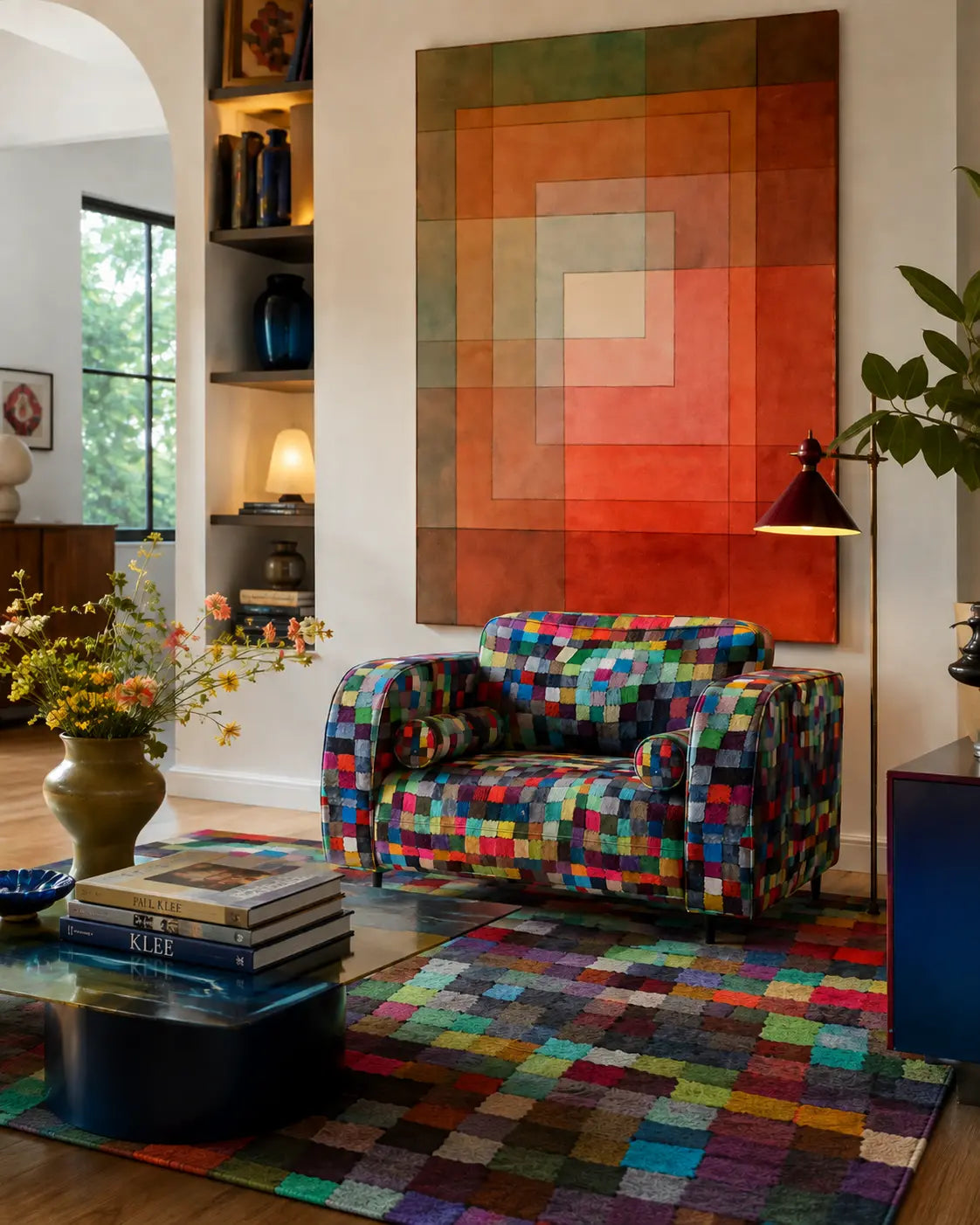Paul Klee Curve Loveseat