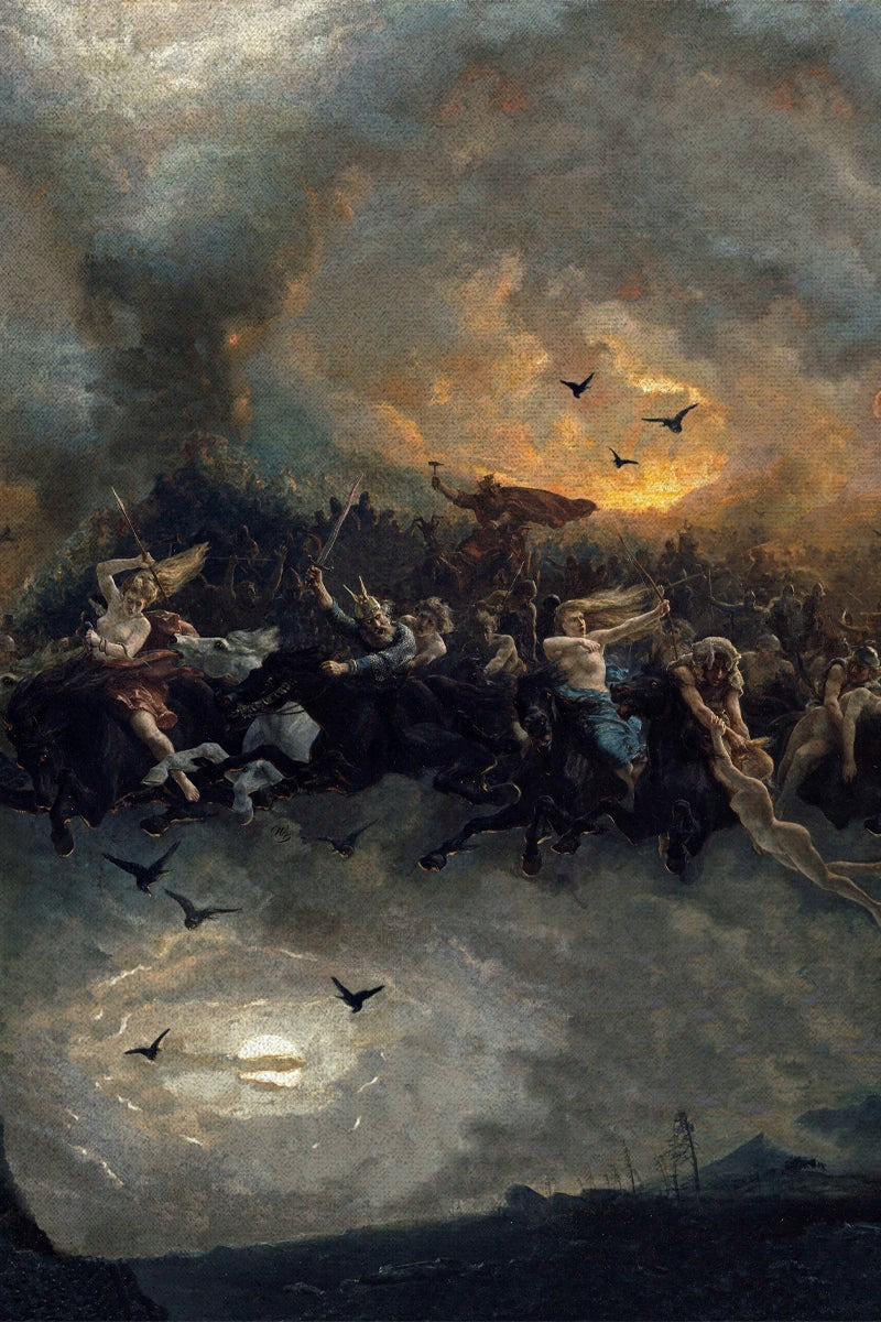 The Hunt of Odin Fabric 3 Meters