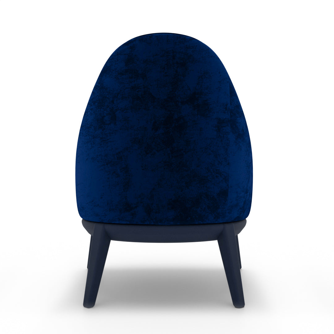 Dark Blue Tulip Armchair - Wolff Blitz 