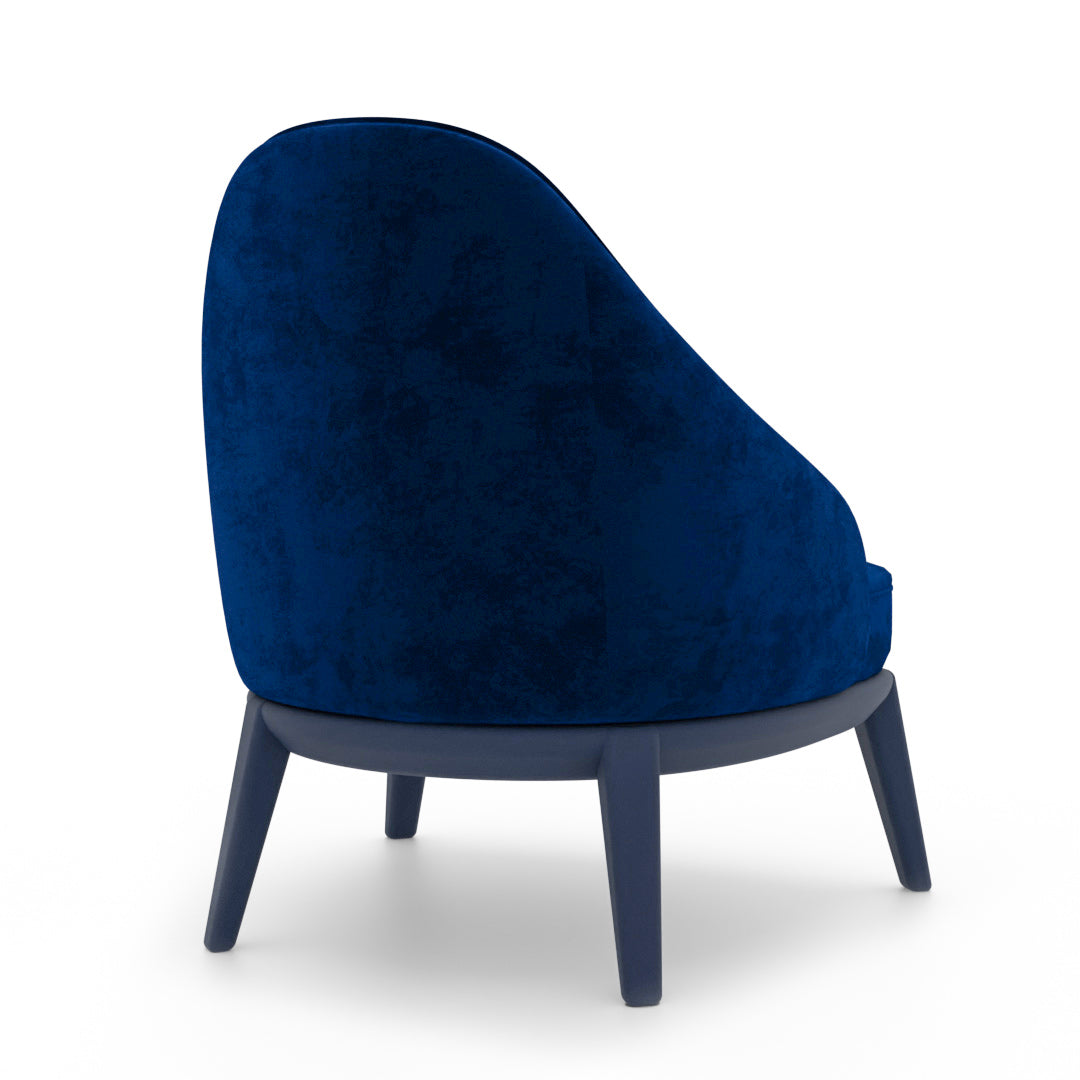 Dark Blue Tulip Armchairs