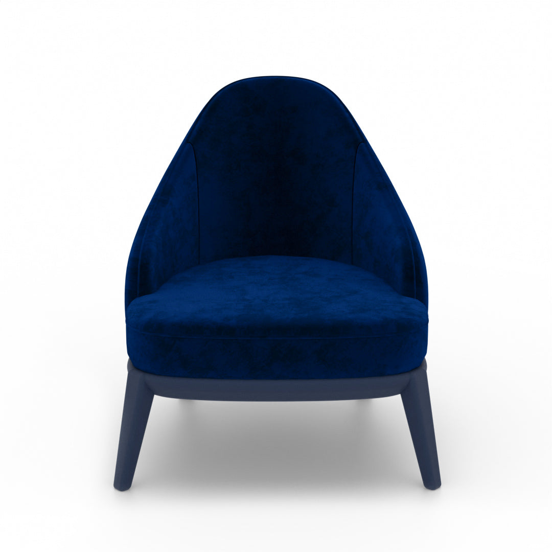 Dark Blue Tulip Armchair