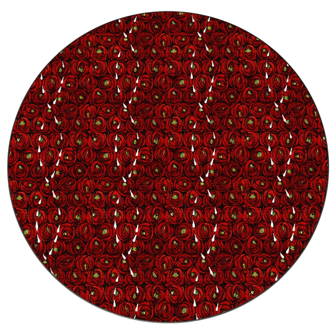 Rose and Teardrop Carpet