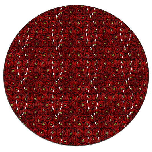 Rose and Teardrop Carpet