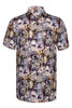 Victor Horta's Architecture inspired Short Sleeve Shirt for Men
