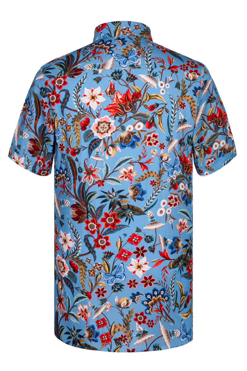 Victorian Flowers inspired Short Sleeve Shirt for Men