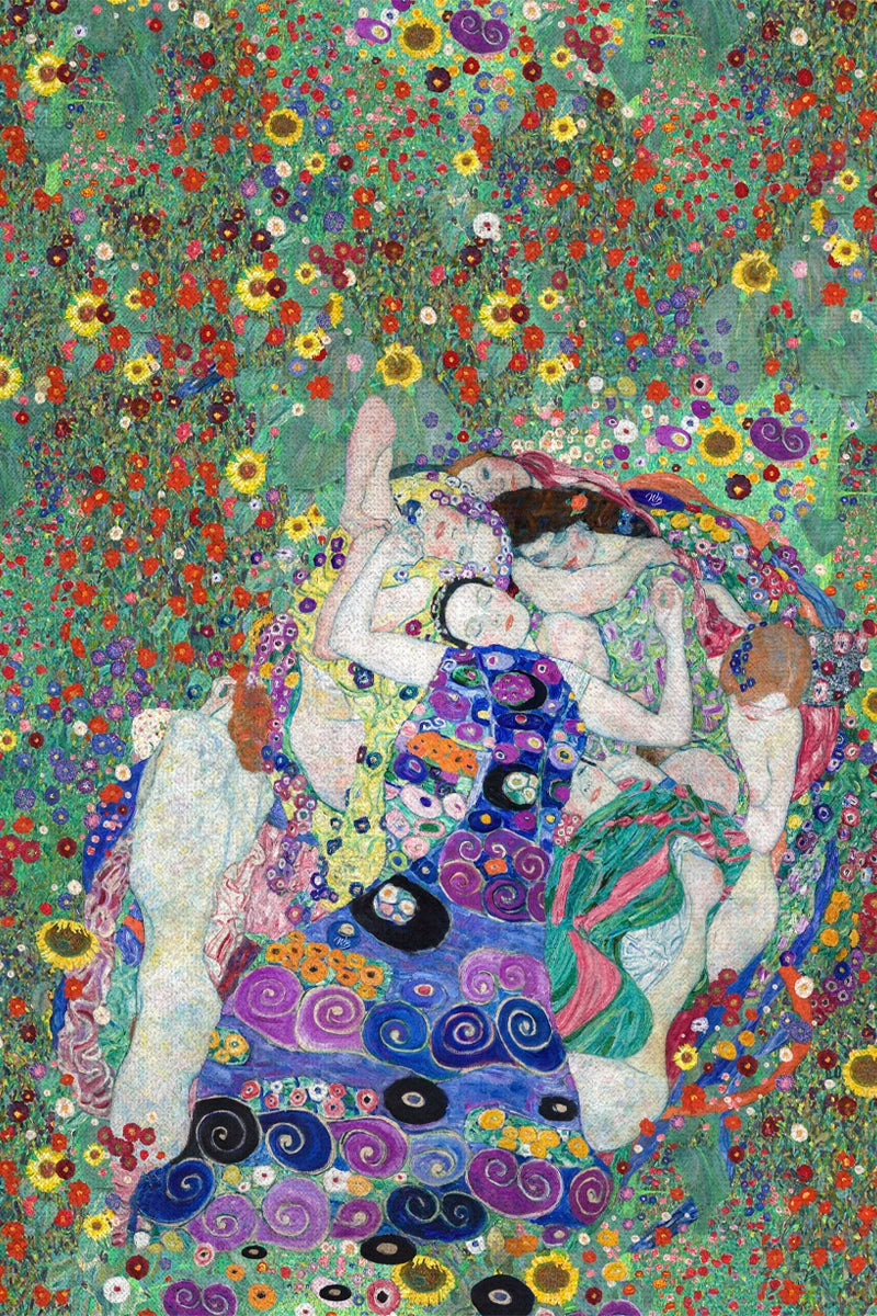 Virgins Of Gustav Klimt  Fabric 3 Meters