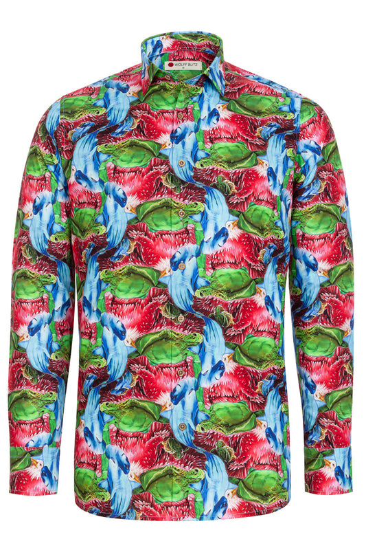 RickMix Print Shirt met Lange Mouwen voor Heren