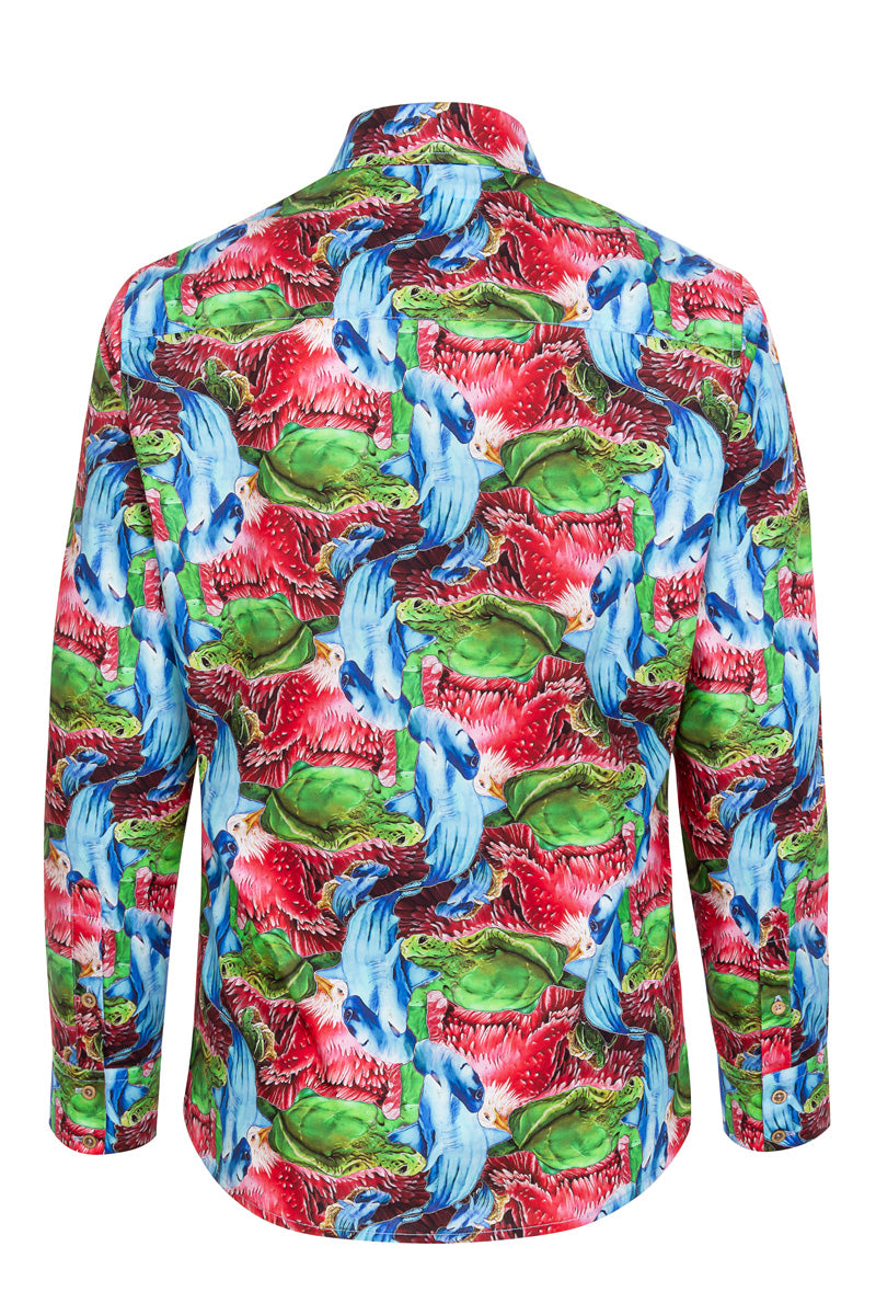 Rick Mix Print Shirt for Women
