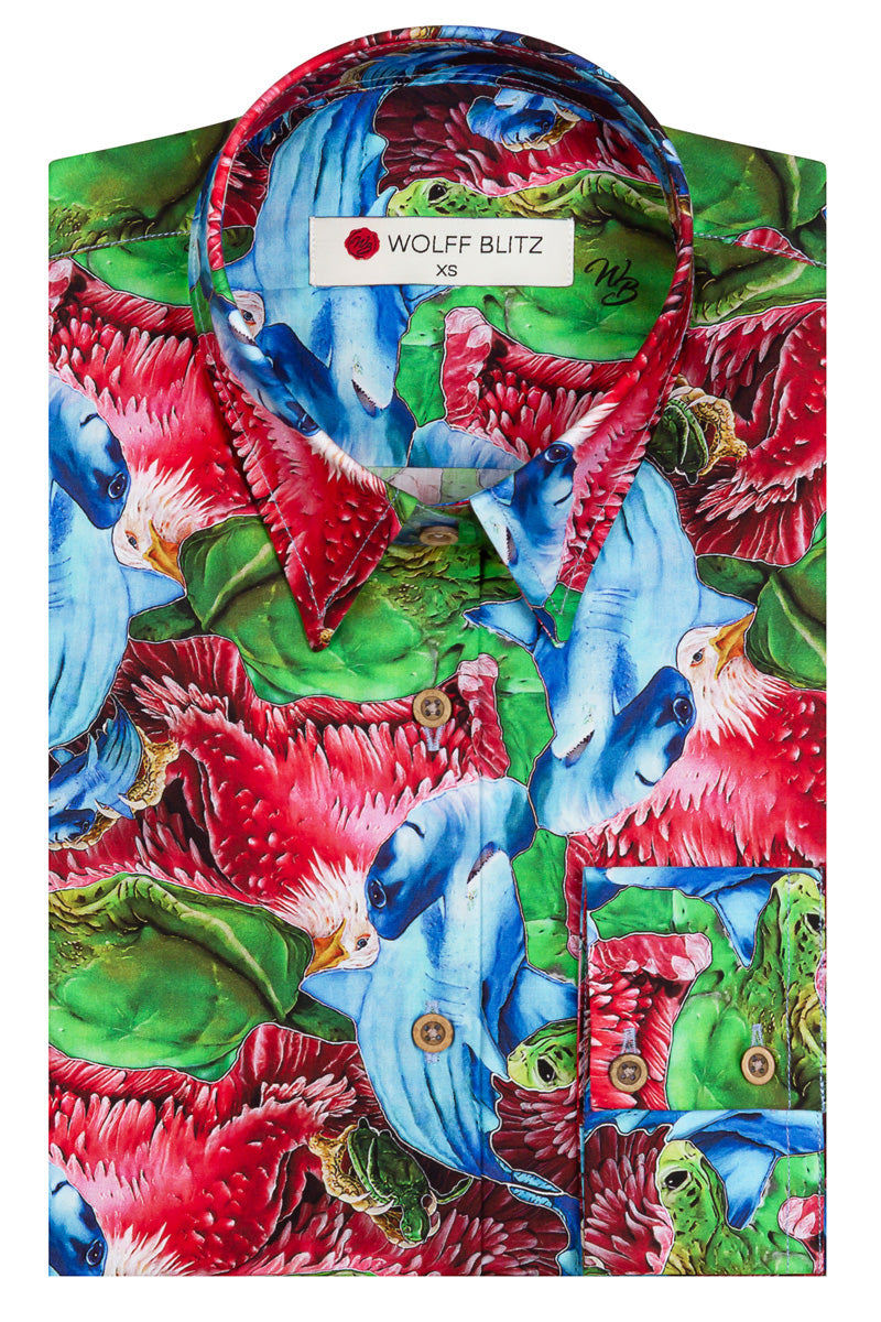 Rick Mix Print Shirt for Women