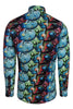 Whale Shark Surfer Print Shirt met lange mouwen voor heren