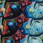 Whale Shark Surfer Print Shirt met lange mouwen voor heren