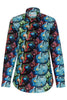 Whale Shark Surfer Long Sleeve Shirt for Women