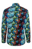 Whale Shark Surfer Long Sleeve Shirt for Women