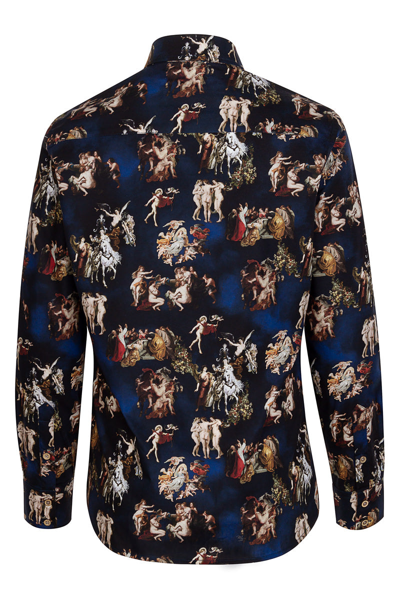 Peter Paul Rubens Long Sleeve Print Shirt for Women