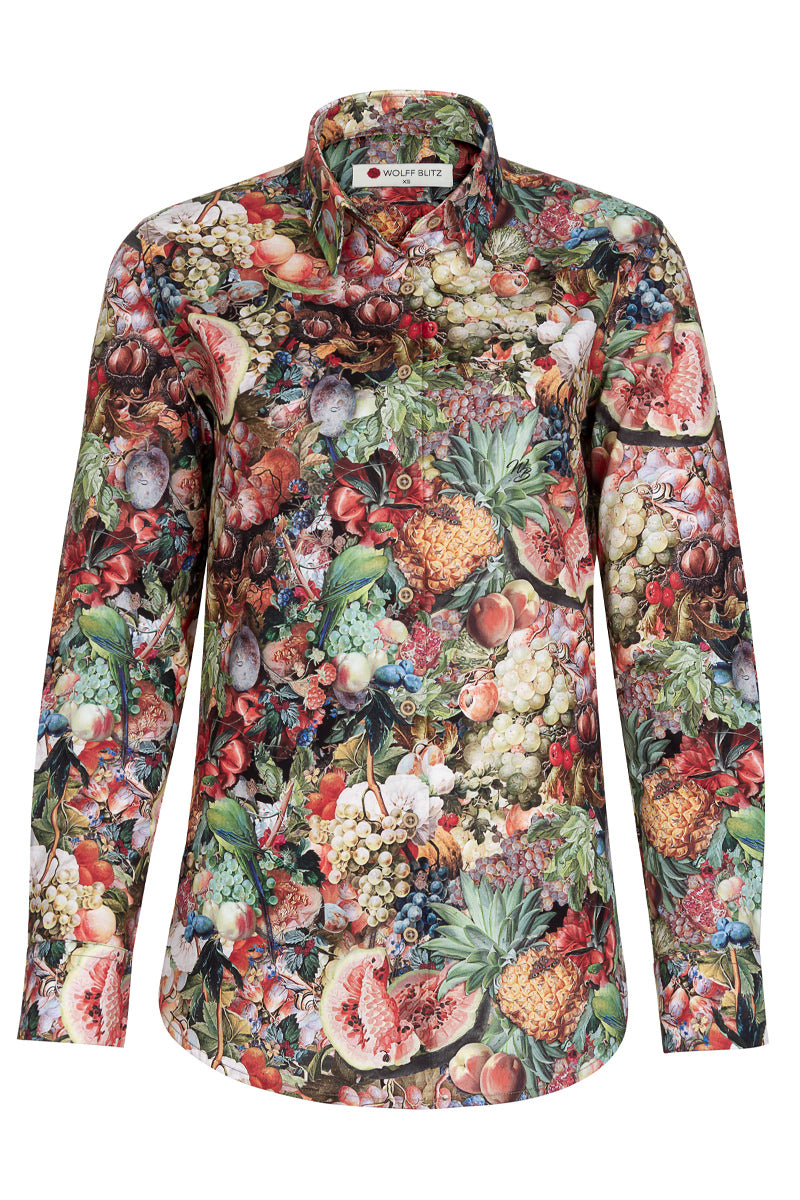 Tutti Frutti - Anton Hartinger Long Sleeve Print Shirt for Women