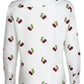 Cherries Long Sleeve Print Shirt for Women