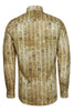 Obelisk Inscription Long Sleeve Print Shirt for Men