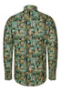 New York Print Long Sleeve Shirt for Men