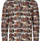 Amsterdam Print Long Sleeve Shirt for Men