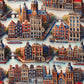 Amsterdam Print Long Sleeve Shirt for Men