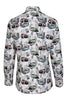 Gatsby's Ride Print Blouse voor vrouwen 