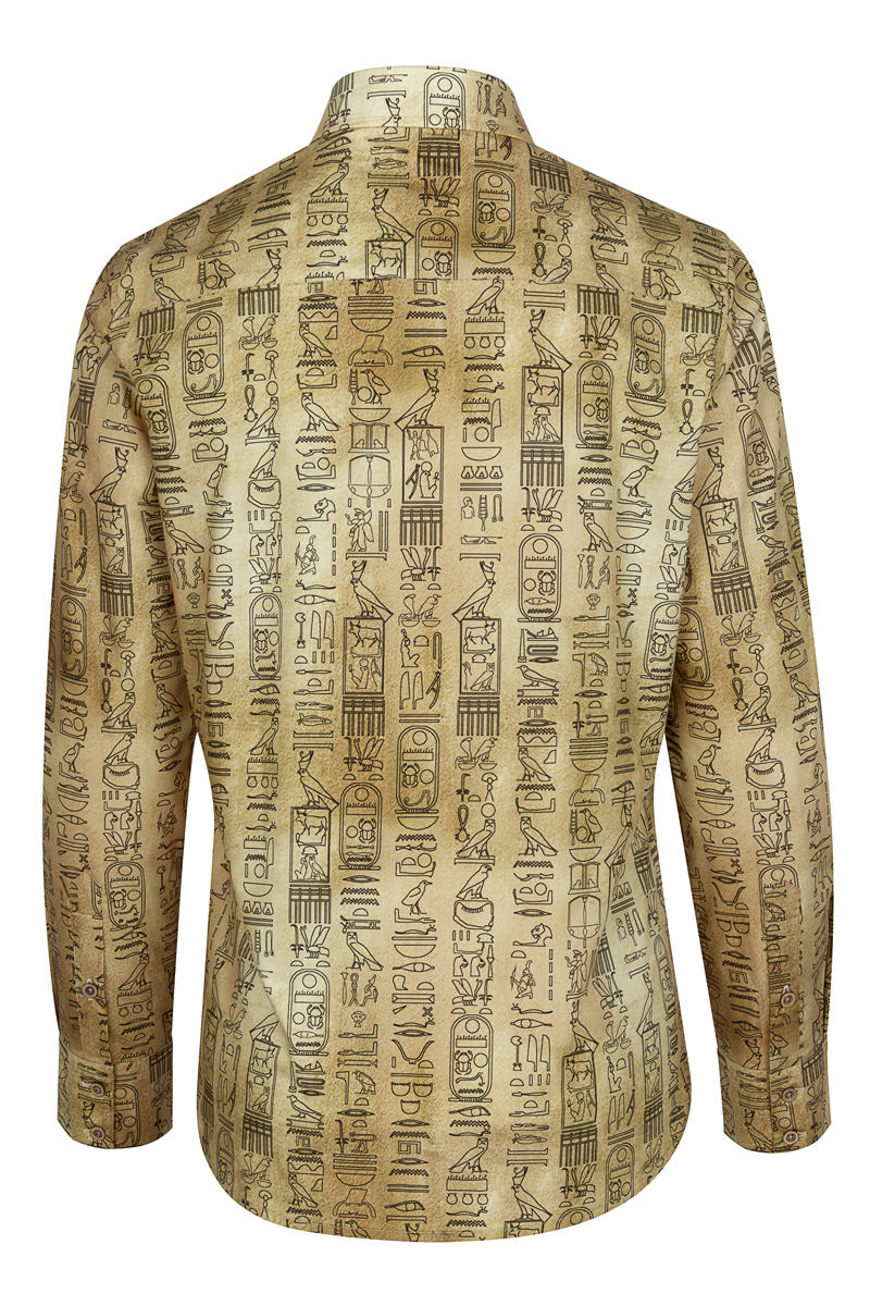 Obelisk Inscription Long Sleeve Shirt for Women