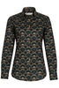 Gatsby's Muse Long Sleeve Print Shirt for Women