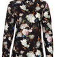 Jan Davidsz Night blossom Printed Shirt for Women