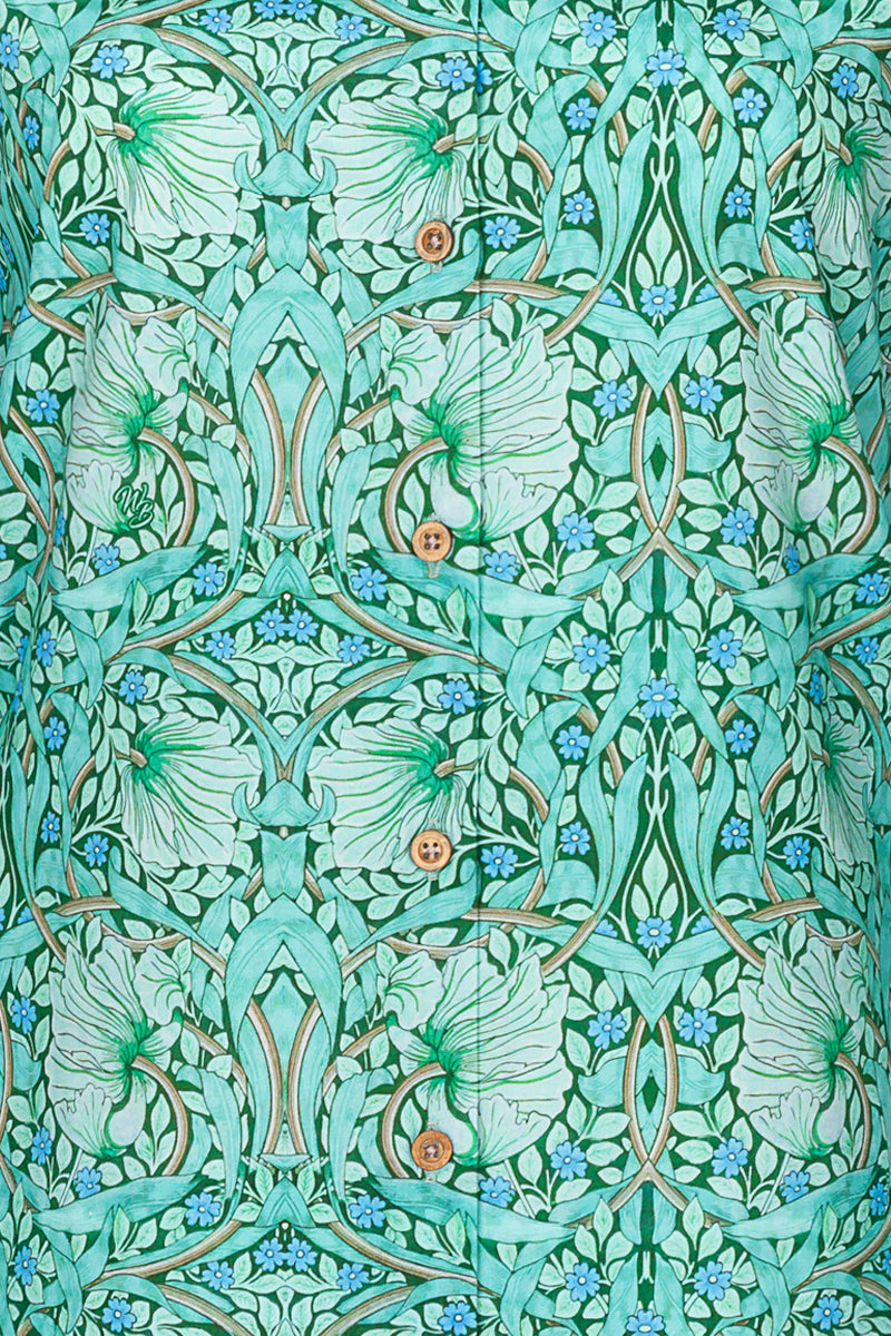 Pimpernel - William Morris geïnspireerde Print Blouse voor Vrouwen