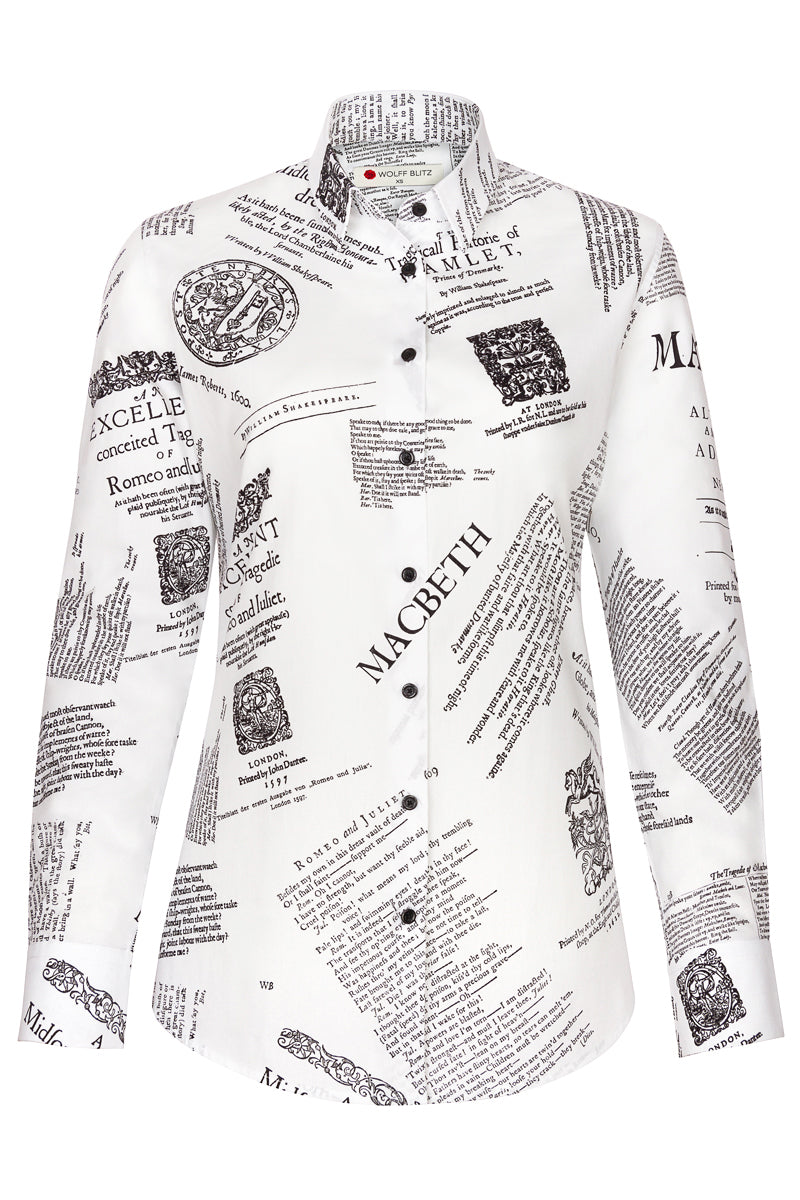 Shakespeare Printed Shirt for Women