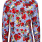 Klaprozen Van Gogh geïnspireerde Print Blouse voor Vrouwen