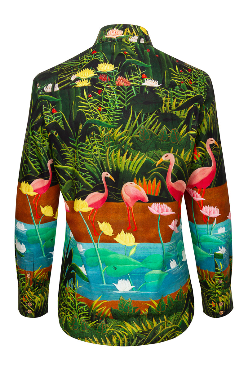 Henri Rousseau Inspired Printed Shirt for Women