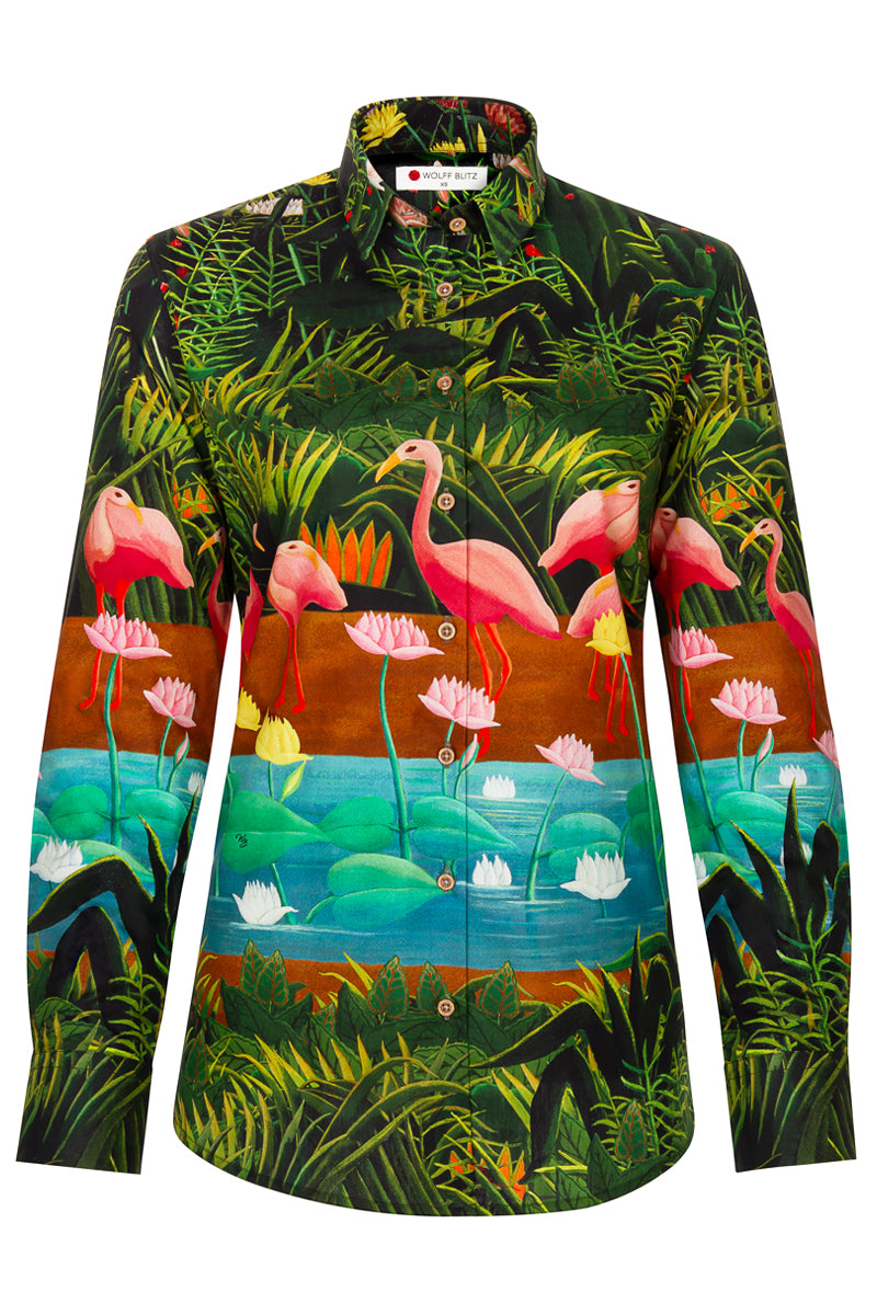 Henri Rousseau Inspired Printed Shirt for Women