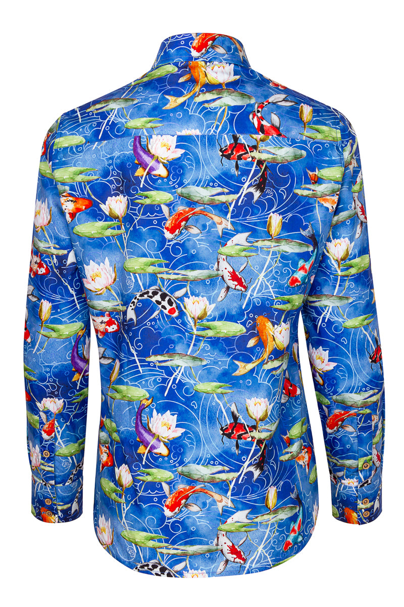 Koi Carpers Printed Shirt for Women