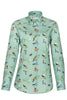 Vroege Vogels Print Blouse voor Vrouwen