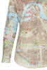 Rotterdamse Plattegrond Print Blouse voor Vrouwen