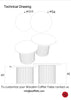 WB ronde tafel set