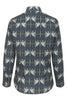 Swan, Rush and Iris Walter Crane Print Long Sleeve Shirt for Women