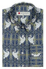 Swan, Rush and Iris Walter Crane Print Long Sleeve Shirt for Women