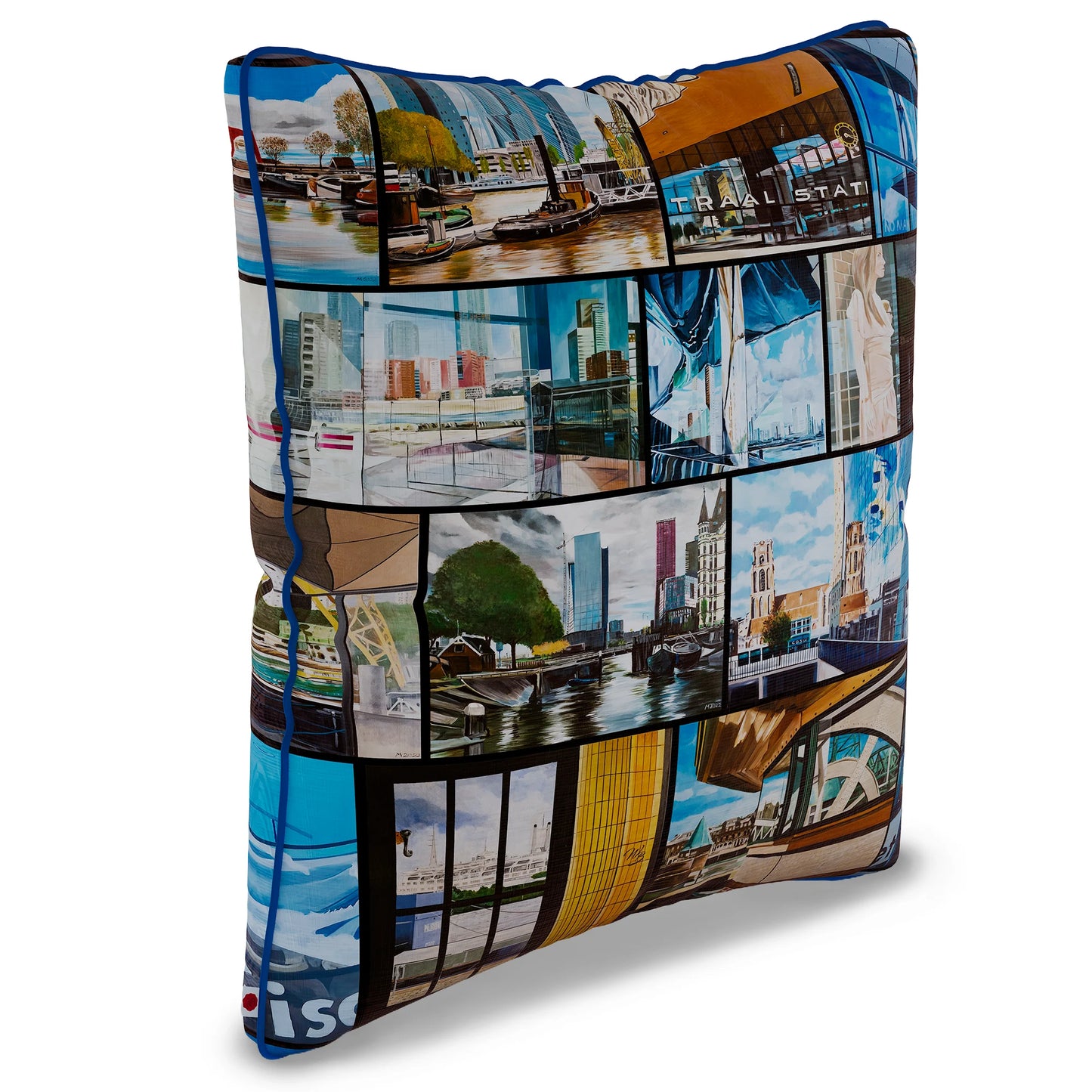 Roterdam By M. Bechtold pillow