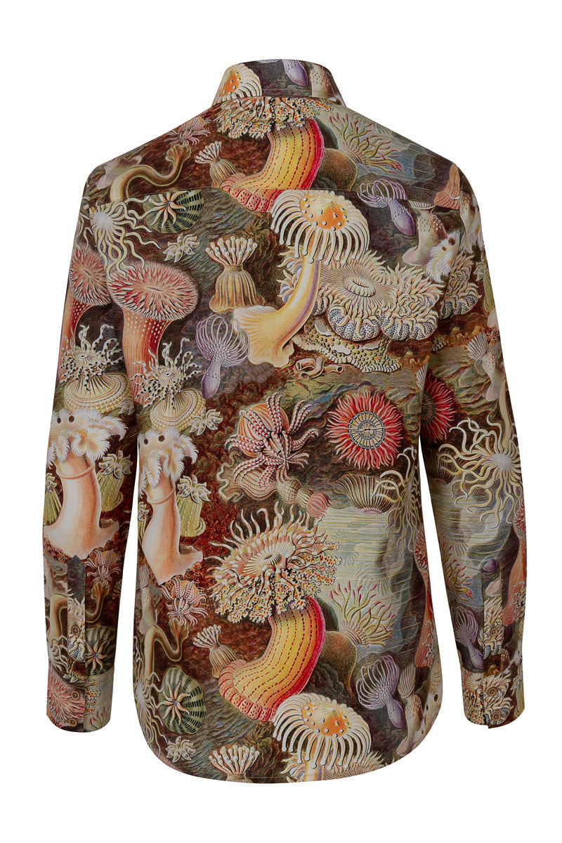 Actiniae by Ernst Haeckel Print Long Sleeve Shirt for Women