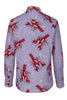 Art by Marianne – Langärmliges Hemd mit Hummer-Print für Damen