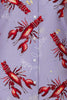 Art by Marianne – Langärmliges Hemd mit Hummer-Print für Damen