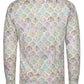 Art Deco Colour Palette Long Sleeve Print Shirt for Men