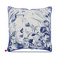 Jesper Krijgsman Floral Delfts Blue Pillow