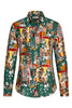 Courtesan Van Gogh inspired Long Sleeve Shirt for Women